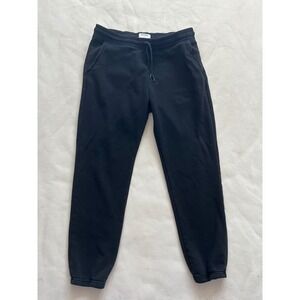 Old Navy Mens Fleece Jogger Sweatpants Black Medium Drawstring Pockets RN54023